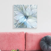Elegant Beauty Modern Abstract Fractal Art Flower Canvas Afdruk (Insitu (Woonkamer))