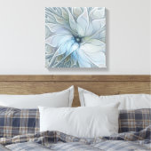 Elegant Beauty Modern Abstract Fractal Art Flower Canvas Afdruk (Insitu (Slaapkamer))