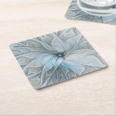 Elegant Beauty Modern Abstract Fractal Art Flower Kartonnen Onderzetters (Schuin)