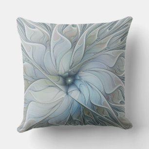 Elegant Beauty Modern Abstract Fractal Art Flower Kussen