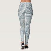 Elegant Beauty Modern Abstract Fractal Art Flower Leggings (Achterkant)