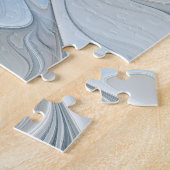 Elegant Beauty Modern Abstract Fractal Art Flower Legpuzzel (Zijkant)