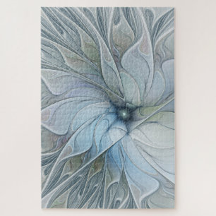 Elegant Beauty Modern Abstract Fractal Art Flower Legpuzzel