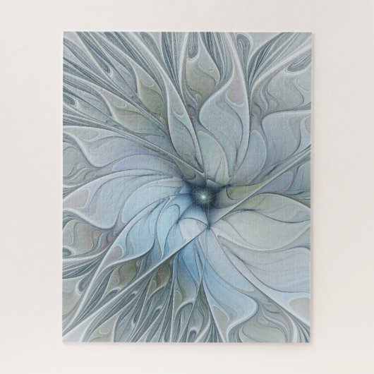 Elegant Beauty Modern Abstract Fractal Art Flower Legpuzzel (Verticaal)