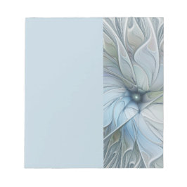 Elegant Beauty Modern Abstract Fractal Art Flower Notitieblok