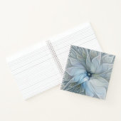Elegant Beauty Modern Abstract Fractal Art Flower Notitieboek (Binnen)