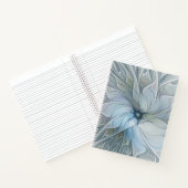 Elegant Beauty Modern Abstract Fractal Art Flower Notitieboek (Binnen)