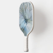 Elegant Beauty Modern Abstract Fractal Art Flower Pickleball Paddle (Links)