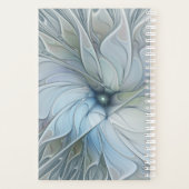 Elegant Beauty Modern Abstract Fractal Art Flower Planner (Achterkant)