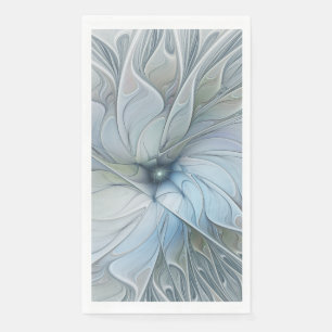 Elegant Beauty Modern Abstract Fractal Art Flower Servet