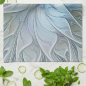 Elegant Beauty Modern Abstract Fractal Art Flower Theedoek (Gevouwen)