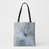 Elegant Beauty Modern Abstract Fractal Art Flower Tote Bag (Voorkant)