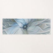 Elegant Beauty Modern Abstract Fractal Art Flower Yogamat (Voorkant (horizontaal))