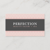 ELEGANT BEAUTY  patroonblush roze grijs Visitekaartje (Voorkant)