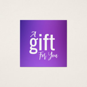 Elegant Beauty Salon Cadeaubon Kaart – Eenvoudig