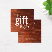 Elegant Beauty Salon Cadeaubon Kaart – Eenvoudig (Bureau)