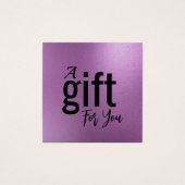 Elegant Beauty Salon Cadeaubon Kaart – Eenvoudig (Voorkant)