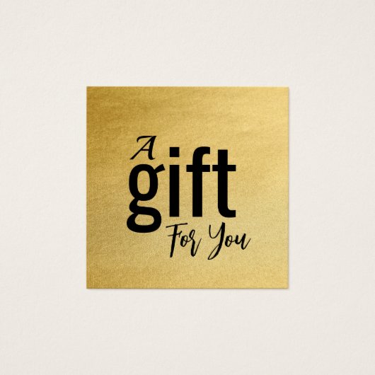 Elegant Beauty Salon Cadeaubon Kaart – Eenvoudig (Voorkant)