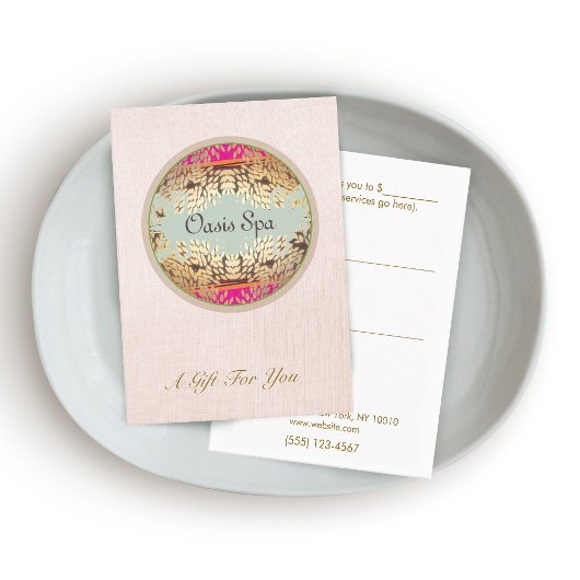 Elegant Beauty Salon en Spa Cadeaubon Kortingskaartje