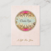 Elegant Beauty Salon en Spa Cadeaubon Kortingskaartje (Voorkant)