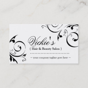 Elegant Beauty Salon Visitekaartje Afsprakenkaartje