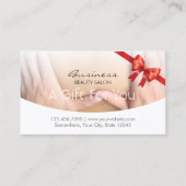 Elegant Beauty Therapy Salon Gift Certificate Kortingskaartje (Voorkant)