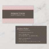 ELEGANT BEAUTY VISITEKAARTJE :: perfectie 8BL (Voorkant / Achterkant)