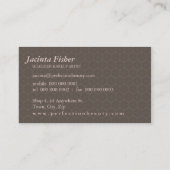 ELEGANT BEAUTY VISITEKAARTJE :: perfectie 8BL (Achterkant)