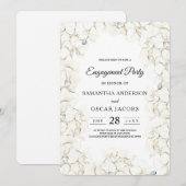 Elegant Beauty White Orchids Lijst Kaart (Voorkant / Achterkant)