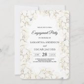 Elegant Beauty White Orchids Lijst Kaart (Voorkant)