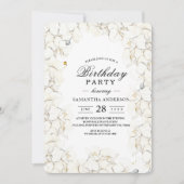 Elegant Beauty White Orchids Lijst Kaart (Voorkant)