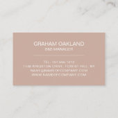 Elegant Bed & Breakfast Accommodatie Visitekaartje (Achterkant)