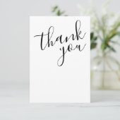 Elegant bedankbriefkaarten bedankkaart (Staand voorkant)