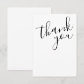 Elegant bedankbriefkaarten bedankkaart (Voorkant / Achterkant)