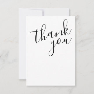 Elegant bedankbriefkaarten bedankkaart