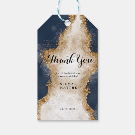 Elegant bedankingscadeau cadeaulabel (Voorkant)