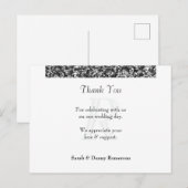 ELEGANT BEDANKKAART BRIEFKAART (Voorkant / Achterkant)