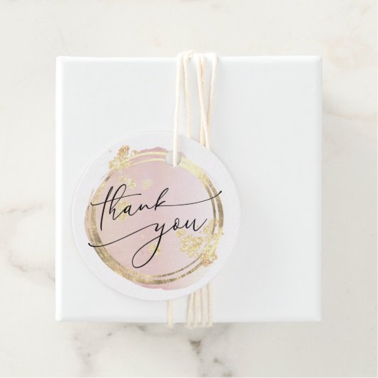 elegant bedankt bedankjes labels (In situ)