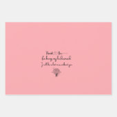 Elegant bedankt dat je mijn Bridesmaid bent Inpakpapier Vel (Voorkant 3)