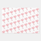 Elegant bedankt dat je mijn bruidsroze bent inpakpapier vel (Voorkant 2)