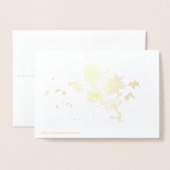 Elegant Bedankt Gold Folie Kaarten (Met envelop)