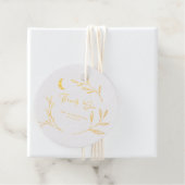 Elegant bedankt je script bruiloft bedankjes labels (Met doos)
