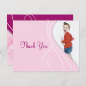 Elegant Bedankt kaarten (Voorkant / Achterkant)