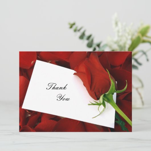 Elegant bedankt kaarten (Staand voorkant)