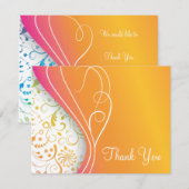 Elegant Bedankt kaarten (Voorkant / Achterkant)