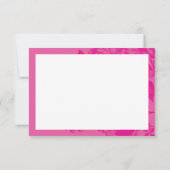 ELEGANT BEDANKT Moderne rozen floral  roze (Achterkant)