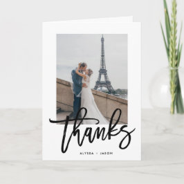 Elegant Bedankt | Trouwfoto