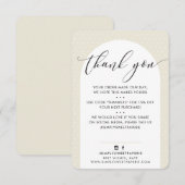 ELEGANT BEDANKT U DE moderne oergriffie zwart (Voorkant / Achterkant)