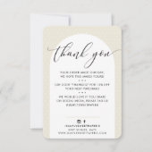 ELEGANT BEDANKT U DE moderne oergriffie zwart (Voorkant)