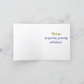 Elegant Bedankt voor je kaart (Binnen)